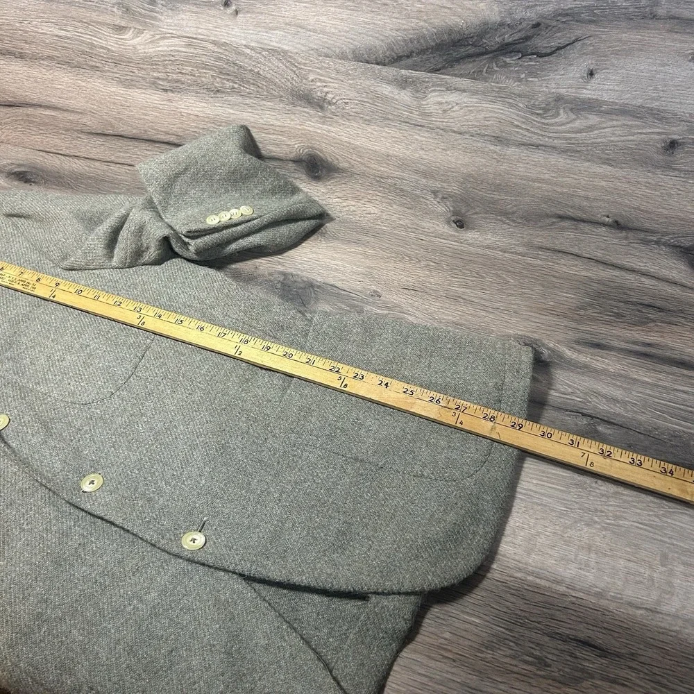 Vintage Ralph Lauren Polo Herringbone Blazer Sports‎ Coat Wool Tweed 42 S